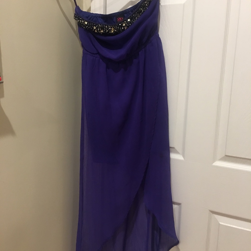Royal purple 2B dress
